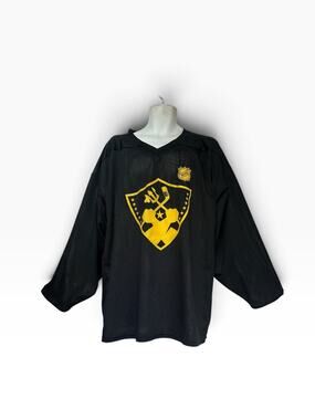 ak hockey warrior for life black white reversible jersey